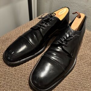 Gucci Black Leather Men's Oxfords